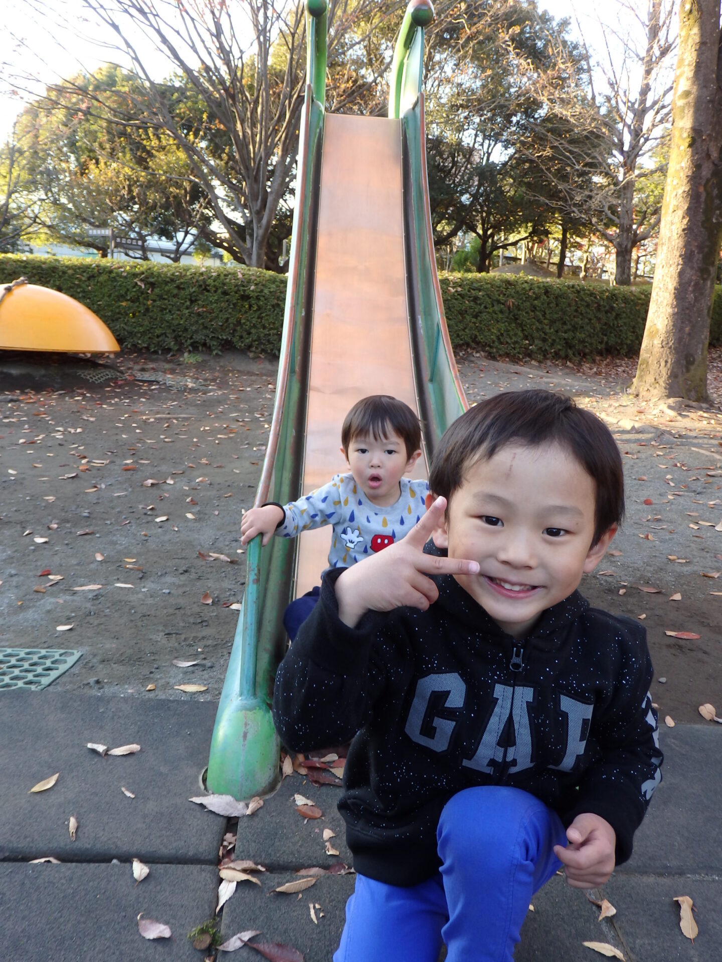 男子連れで行こう！〜兄弟2人と行く外神東公園〜 | ふじのみやハハラッチ